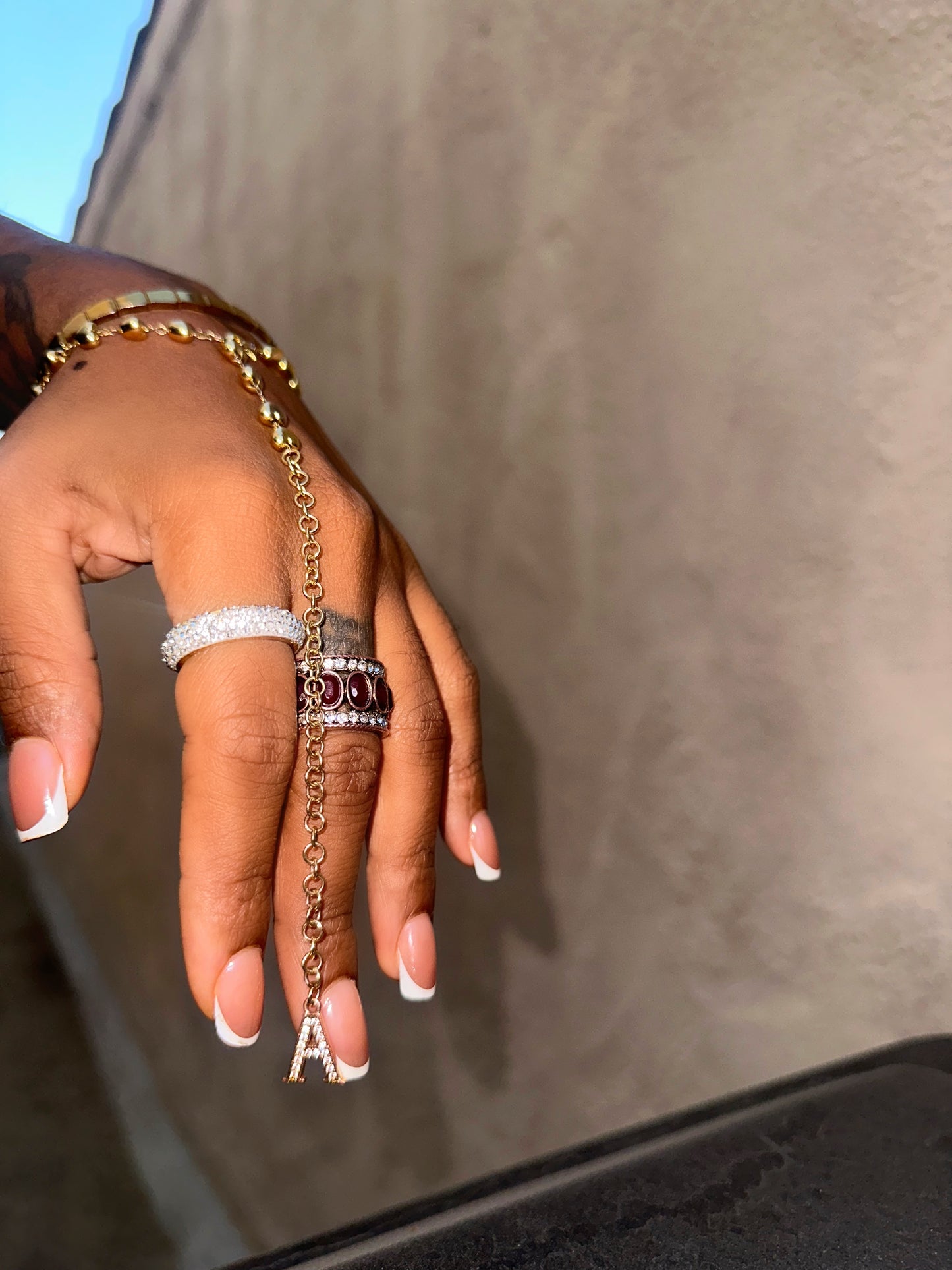 Initial Charm Bracelet