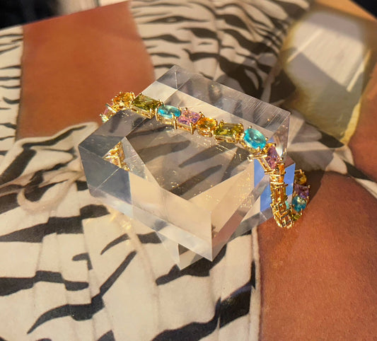 Soft girl tennis bracelet
